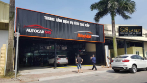 Thi công biển quảng cáo gara ô tô tại Hà Nội