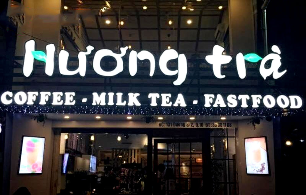 Biển quảng cáo quán trà chanh ấn tượng, thiết kế thu hút, thi công bởi Quảng Cáo 86