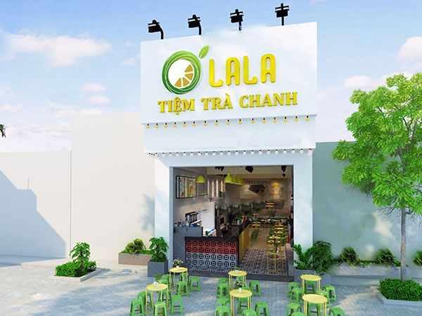 Biển quảng cáo quán trà chanh ấn tượng, thiết kế thu hút, thi công bởi Quảng Cáo 86