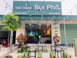 Biển quảng cáo quán trà chanh ấn tượng, thiết kế thu hút, thi công bởi Quảng Cáo 86